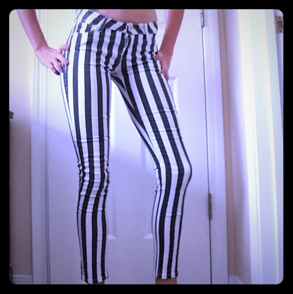 Forever 21 Punky Striped Crops